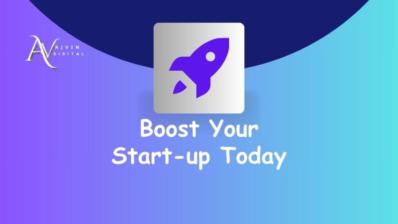 Blue And Green Minimal Boost Your Start-up Facebook Post (3)